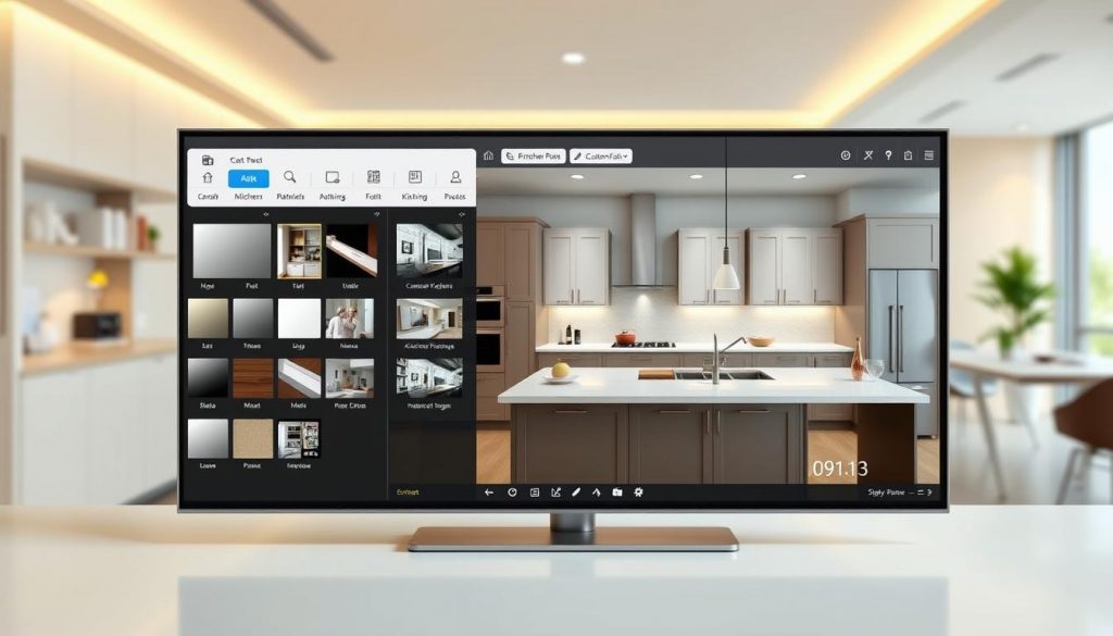 plan d une cuisine en 3d